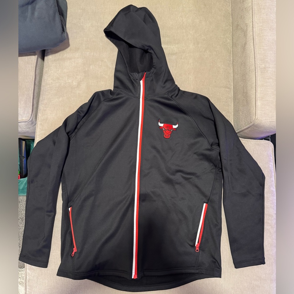 Chicago Bulls Staff Gift Black Hooded Jacket